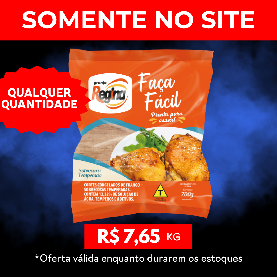 Sobrecoxa Cong 700g - Fa&ccedil;a F&aacute;cil